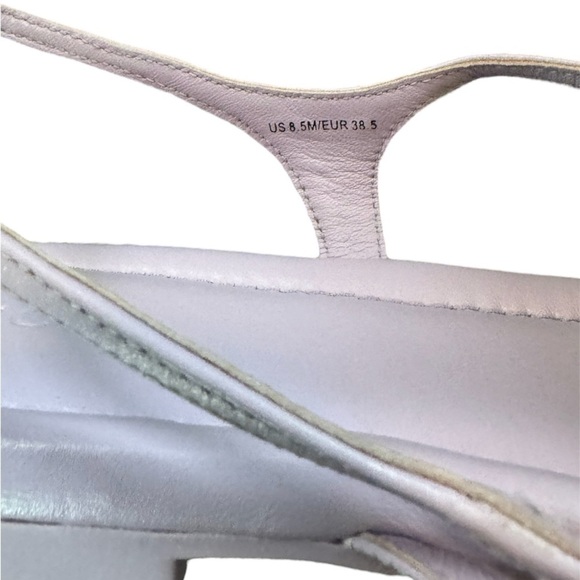 Vince Deana Leather Strappy Sandal Lilac 8.5 Purple Flip Flops - Picture 8 of 8